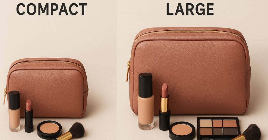 Compact vs Large Makeup Bags
