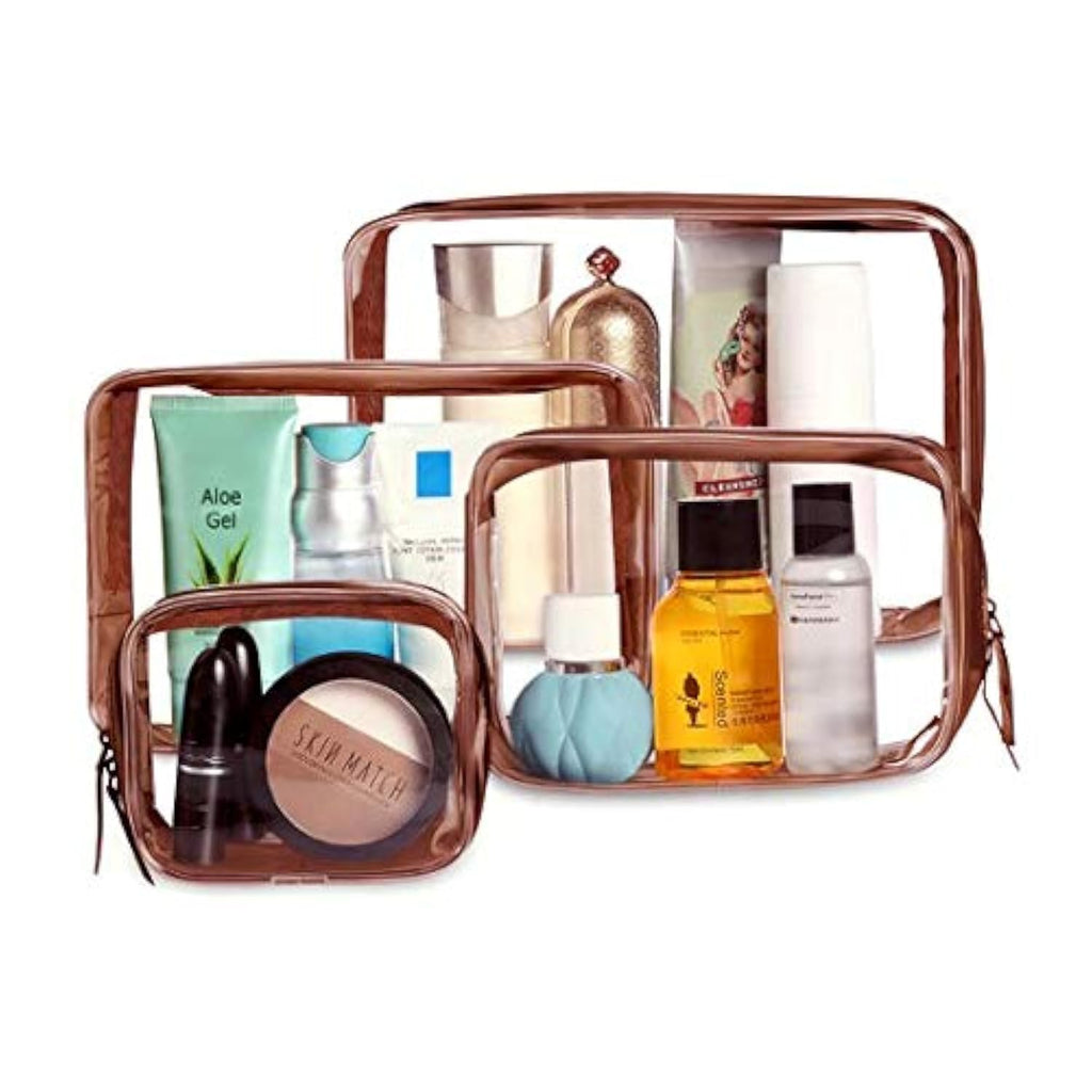 4pcs Cosmetic TSA Approved Toiletry Bag