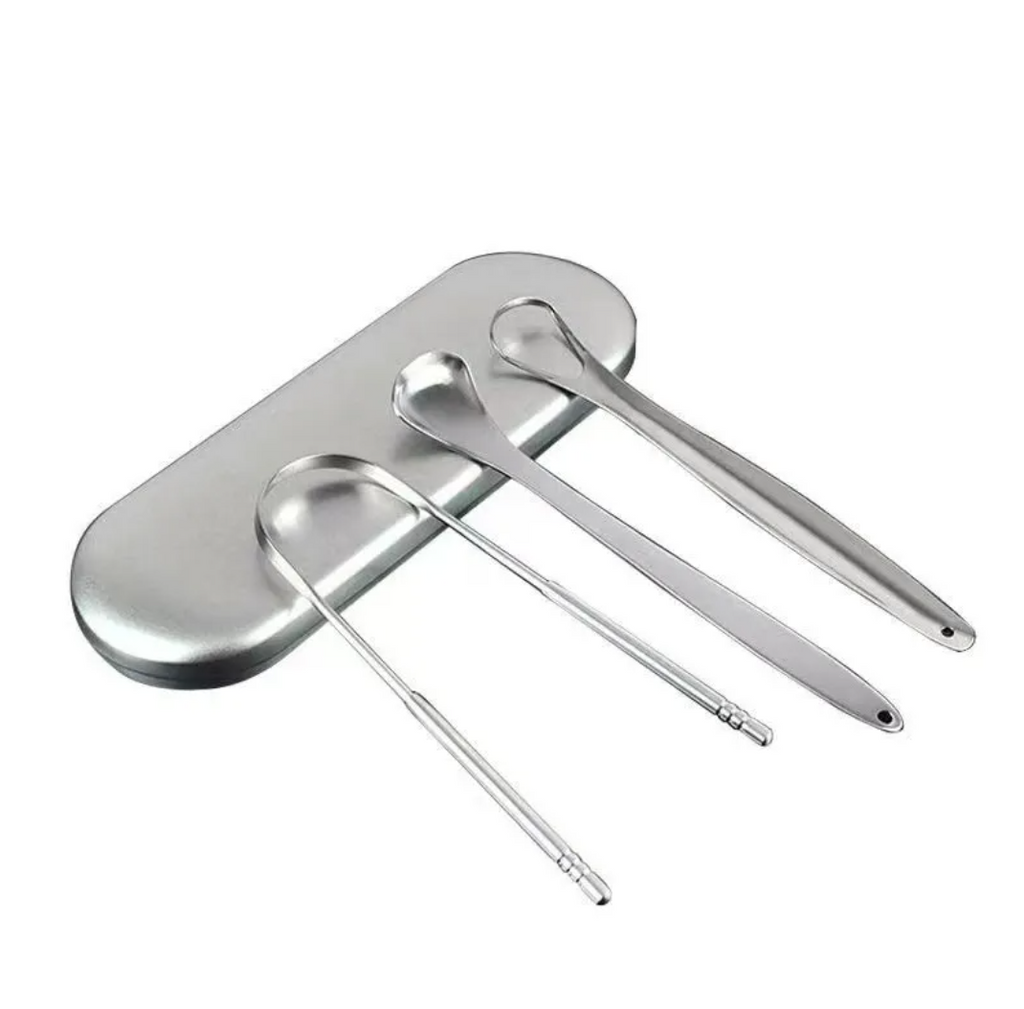 Stainless Steel U-Shaped Tongue Scraper
