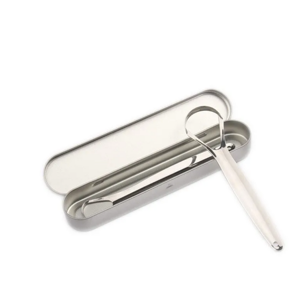 Stainless Steel U-Shaped Tongue Scraper