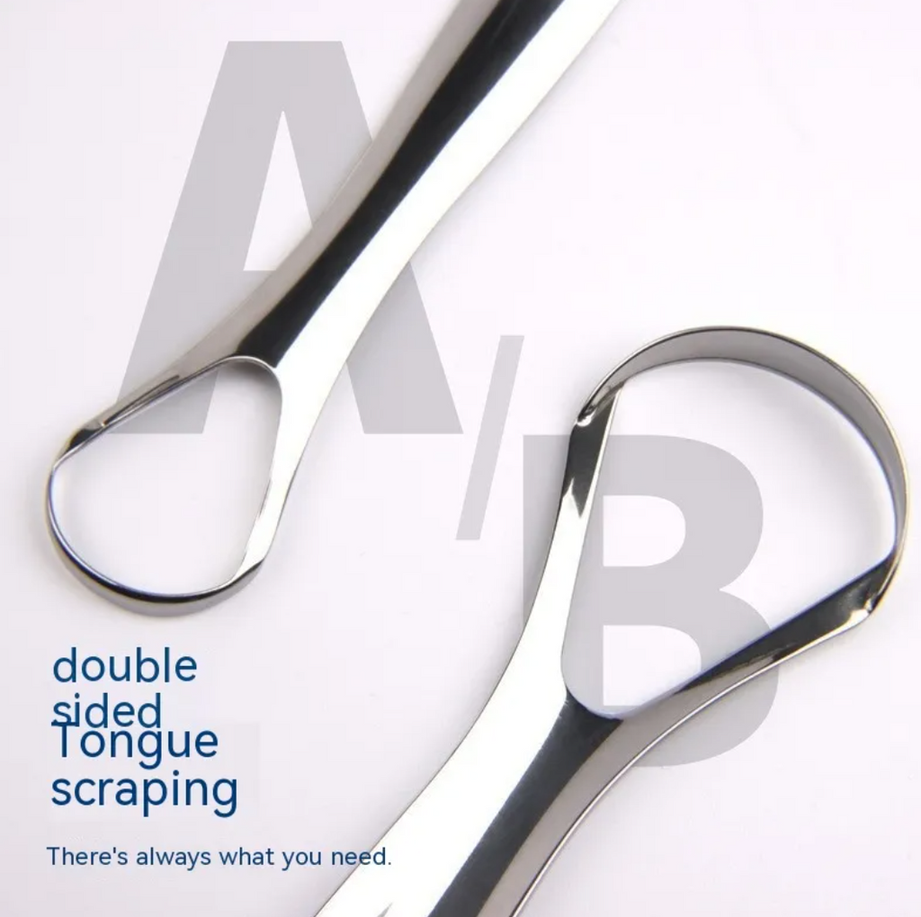Stainless Steel U-Shaped Tongue Scraper