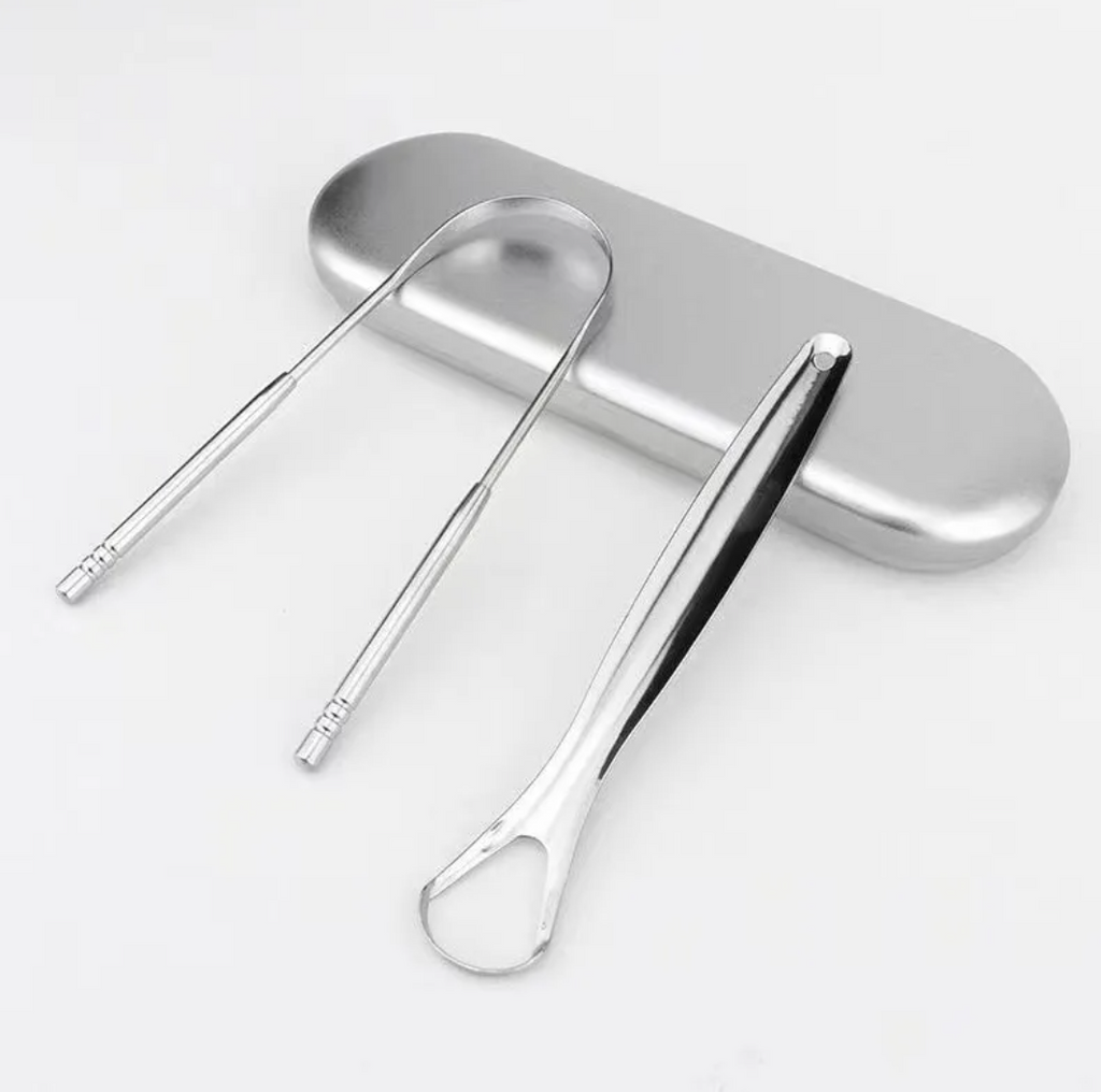Stainless Steel U-Shaped Tongue Scraper