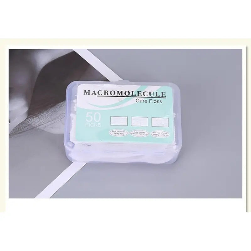 50pcs Dental Floss Picks for Oral Care and Gum Health