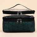 Large Waterproof Double Layer Makeup Travel Bag