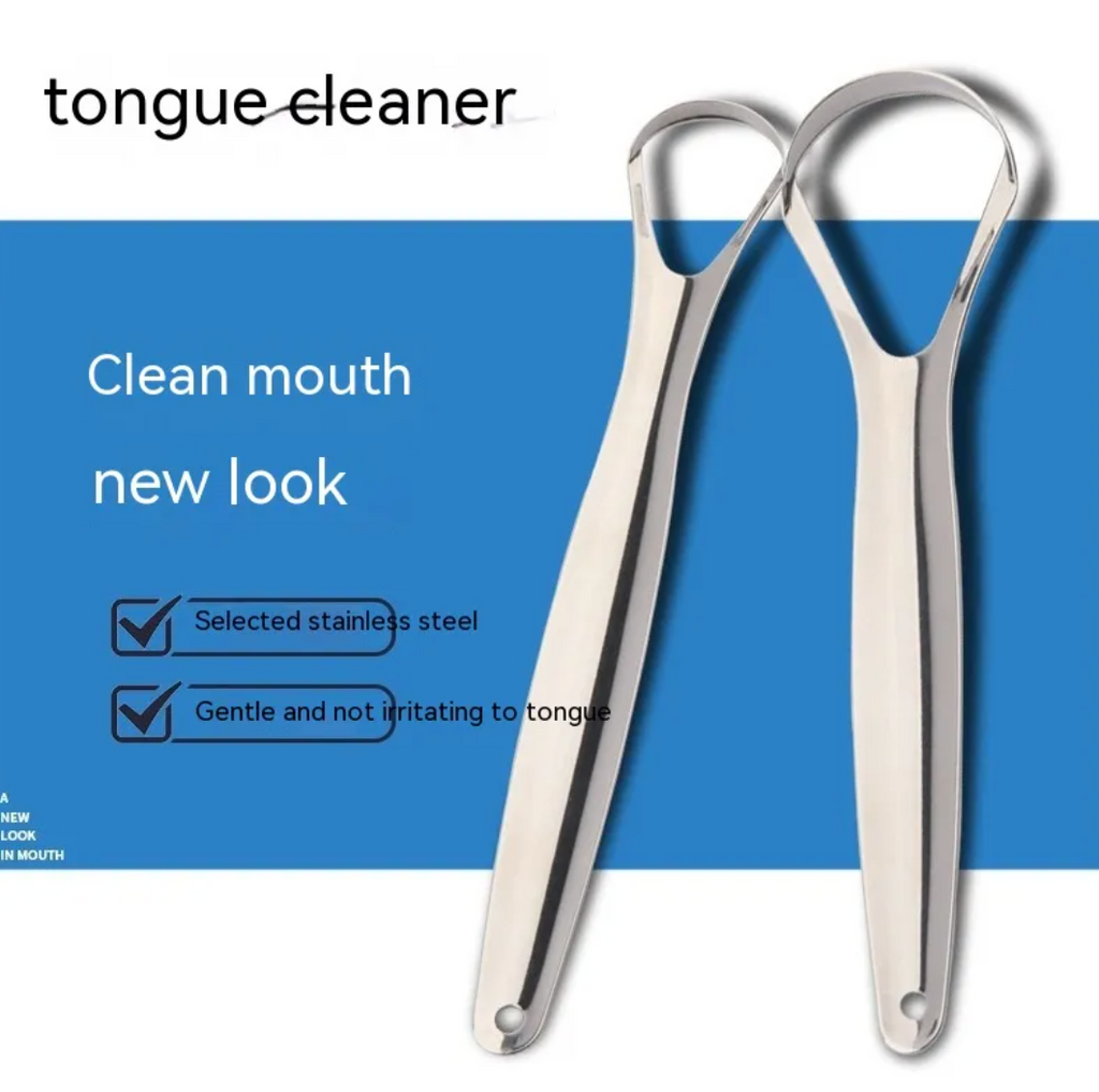 Stainless Steel U-Shaped Tongue Scraper