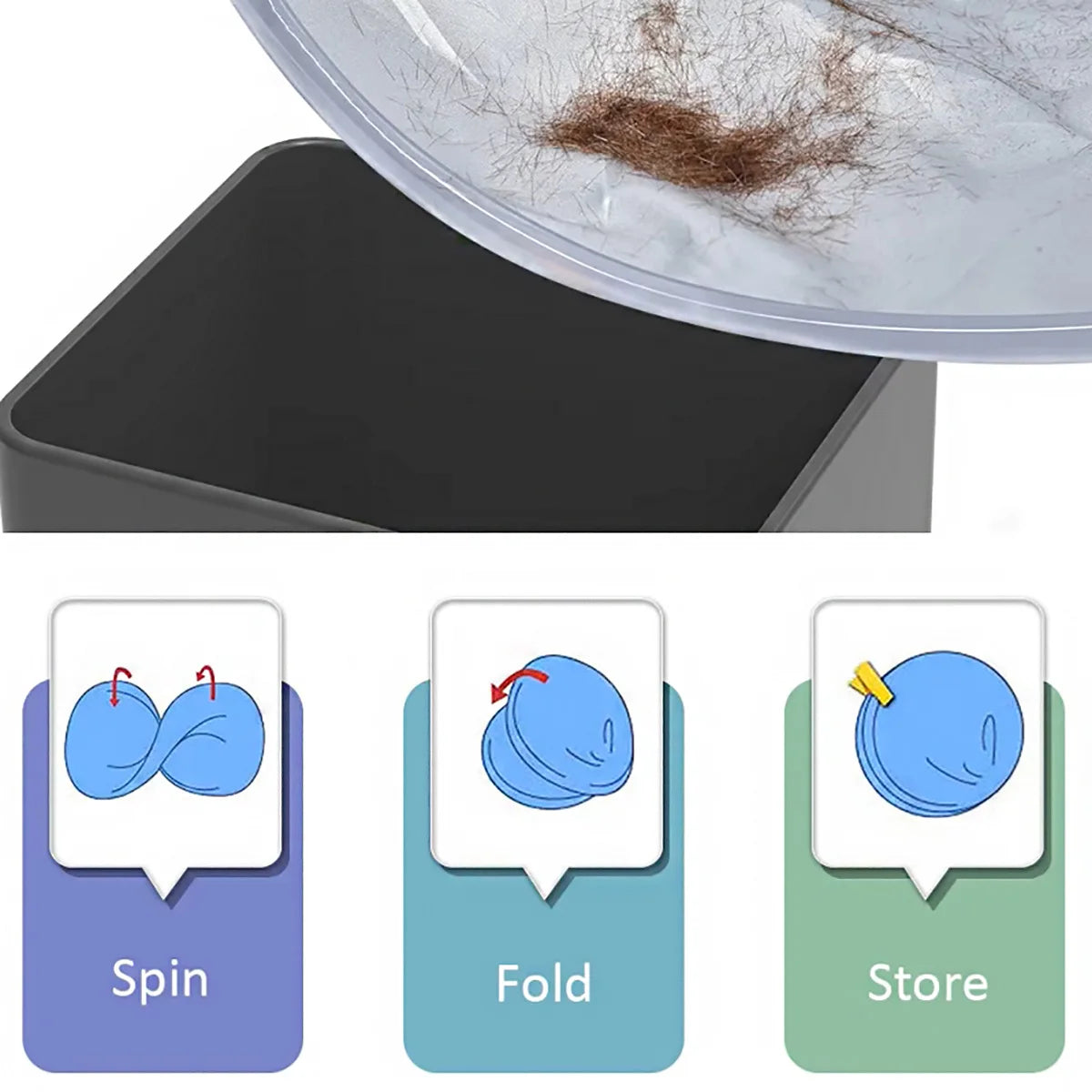 NoviaGlow Foldable Waterproof Hairdressing Cape