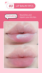 NoviaGlow 6-Piece Matte Lipstick &amp; Gloss Set