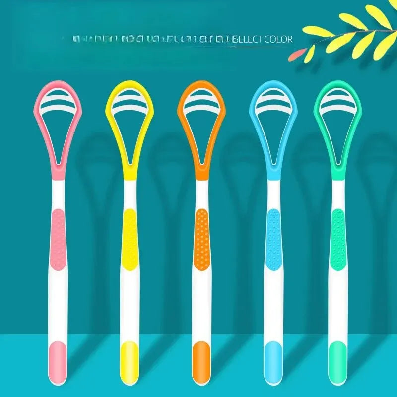 NoviaGlow Tongue Scraper Brush – Fresh Breath Care