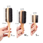 NoviaGlow Double-Sided Wooden Beard Brush