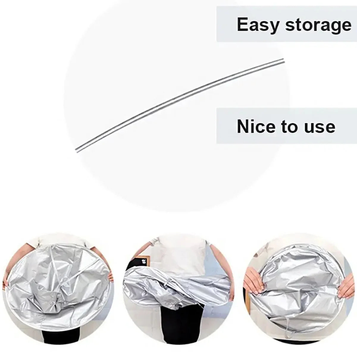 NoviaGlow Foldable Waterproof Hairdressing Cape