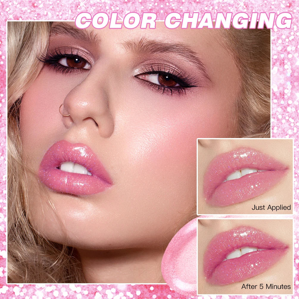 NoviaGlow Crystal Jelly Glitter Lipstick