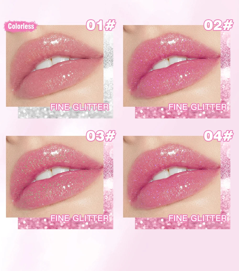 NoviaGlow Crystal Jelly Glitter Lipstick