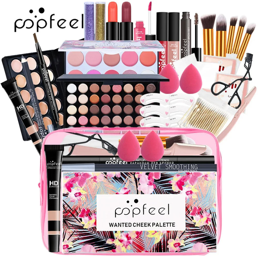 NoviaGlow 28-Piece Complete Makeup Kit