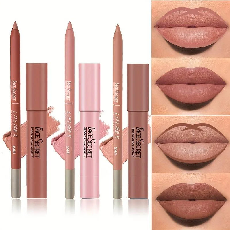 NoviaGlow Matte Lipstick & Lipliner Set Waterproof & Long-Lasting