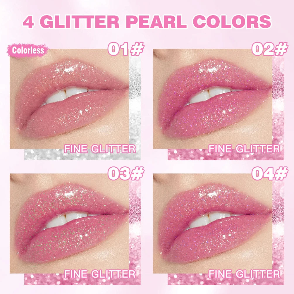 NoviaGlow Crystal Jelly Glitter Lipstick
