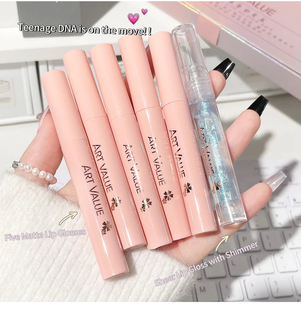 non-sticky lip gloss and oil