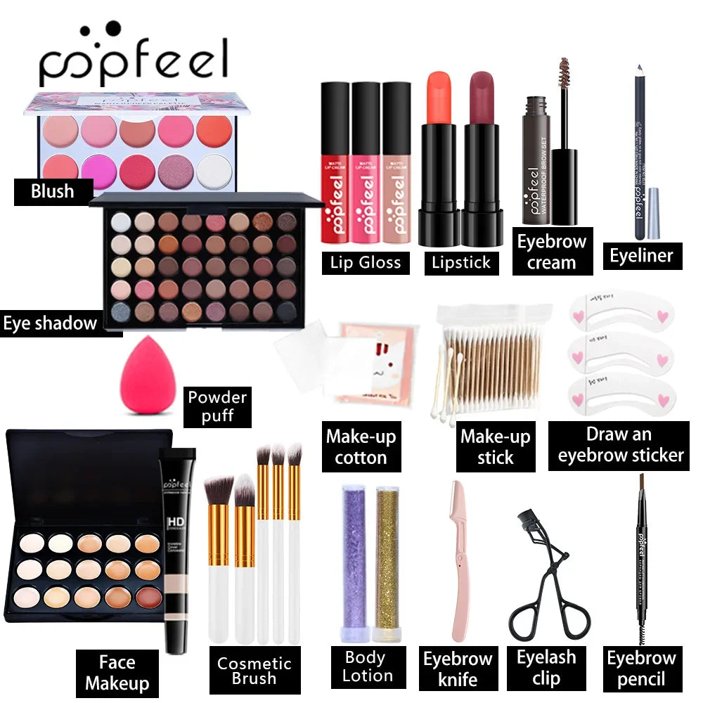 NoviaGlow 28-Piece Makeup Kit