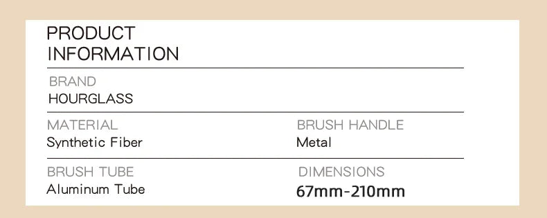NoviaGlow Hourglass Makeup Brush