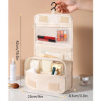 NoviaGlow Travel Makeup Bag – Waterproof Hanging Organizer