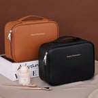 NoviaGlow Luxury PU Leather Cosmetic Bag – Travel Organizer