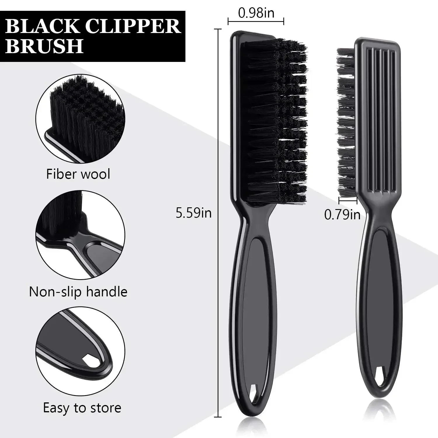NoviaGlow 4-Piece Barber Grooming Set – Brush, Comb & Spray