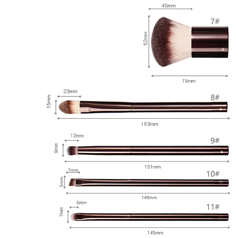 NoviaGlow Pro Makeup Brush – Foundation, Contour & Blush Applicator