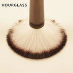 NoviaGlow Hourglass Makeup Brush – Professional Retractable Brush for Foundation, Powder, Blush, Bronzer, Eyeshadow & More