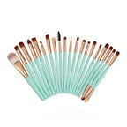 NoviaGlow 20pcs Professional Eye Makeup Brush Set – Complete Eyeshadow & Eyeliner Brushes for Blending, Shading & Precision Looks