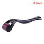 NoviaGlow Derma Roller – 540 Titanium Microneedles for Beard & Skin Care (0.2mm / 0.25mm / 0.3mm)