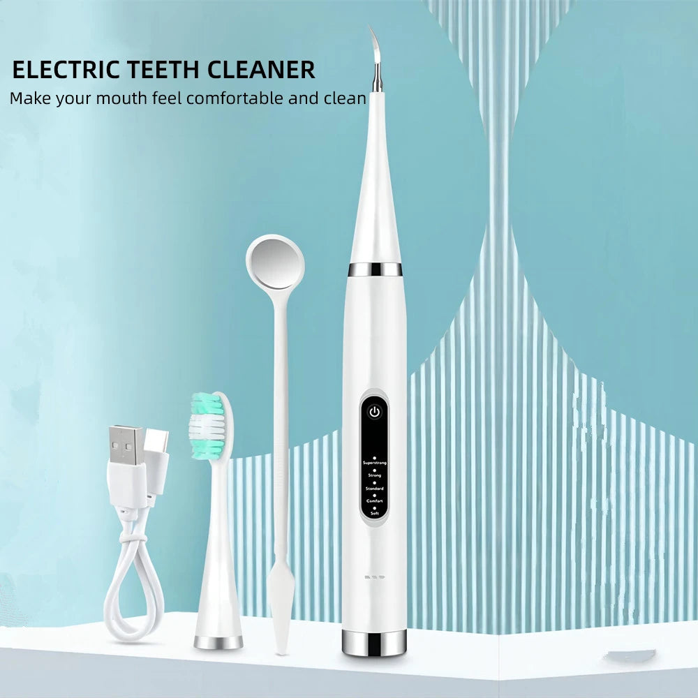NoviaGlow Ultrasonic Tooth Cleaner – Plaque & Tartar Remover