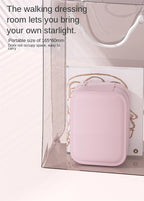 NoviaGlow Smart LED Makeup Case with Mirror – Portable Travel Cosmetic Bag & Skincare Organizer for Women