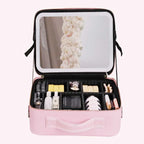 NoviaGlow Smart LED Makeup Bag – Travel Cosmetic Case