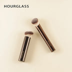 NoviaGlow Hourglass Makeup Brush – Professional Retractable Brush for Foundation, Powder, Blush, Bronzer, Eyeshadow & More