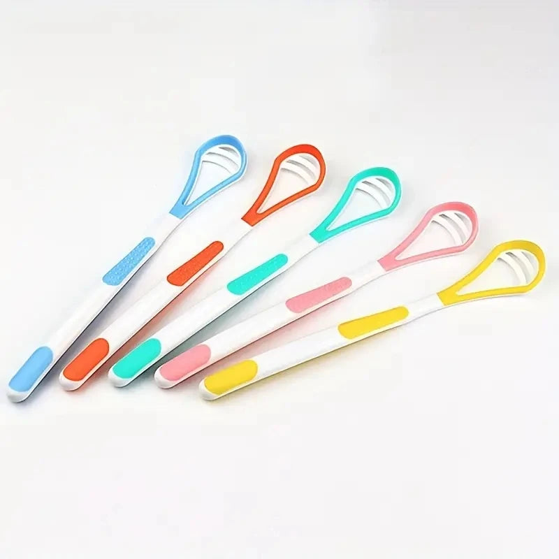 NoviaGlow Tongue Scraper Brush – Soft, Durable Oral Care Cleaner for Fresh Breath & Daily Hygiene