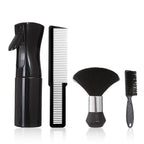 NoviaGlow 4-Piece Barber Grooming Set – Brush, Comb & Spray