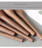 NoviaGlow European Vintage Walnut Wood Handle Makeup Brush – Ultra-Soft Powder, Blush, Contour & Foundation Brush