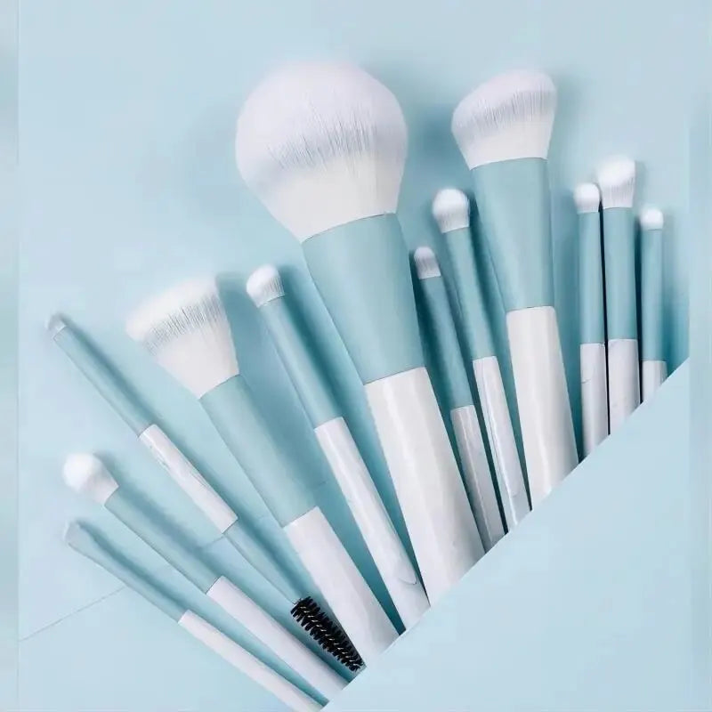 NoviaGlow 12-Piece Makeup Brush Set – Professional Face & Eye Brushes