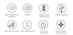 NoviaGlow Sonic Electric Toothbrush 3-in-1 – Tartar Remover, Teeth Whitening, USB Rechargeable with Replaceable Brush Heads