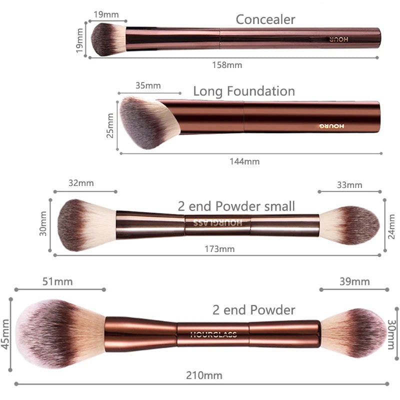 NoviaGlow Pro Makeup Brush – Foundation, Contour & Blush Applicator