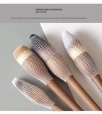 NoviaGlow European Vintage Walnut Wood Handle Makeup Brush – Ultra-Soft Powder, Blush, Contour & Foundation Brush