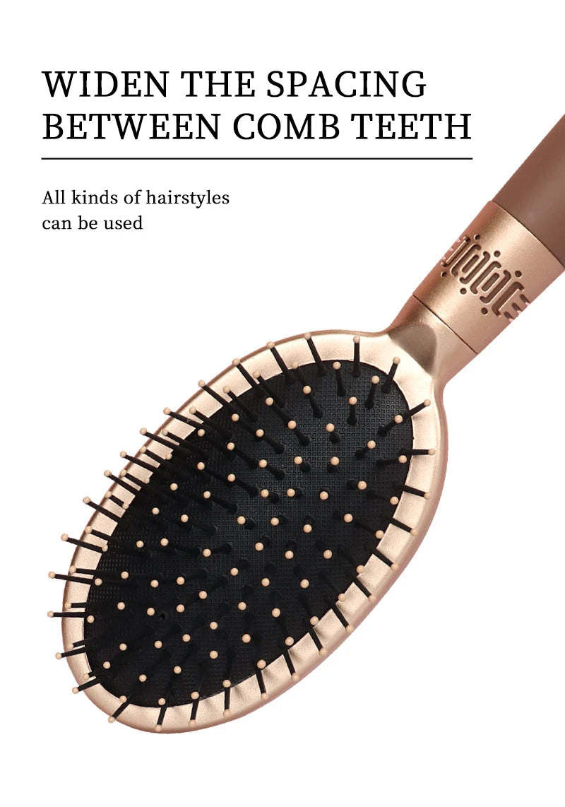 NoviaGlow Scalp Massage Hair Brush – Anti-Static Detangler