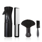 NoviaGlow 4-Piece Barber Grooming Set – Brush, Comb & Spray