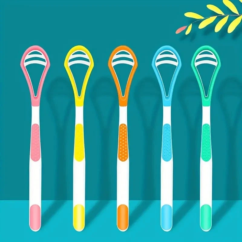 NoviaGlow Tongue Scraper Brush – Soft, Durable Oral Care Cleaner for Fresh Breath & Daily Hygiene