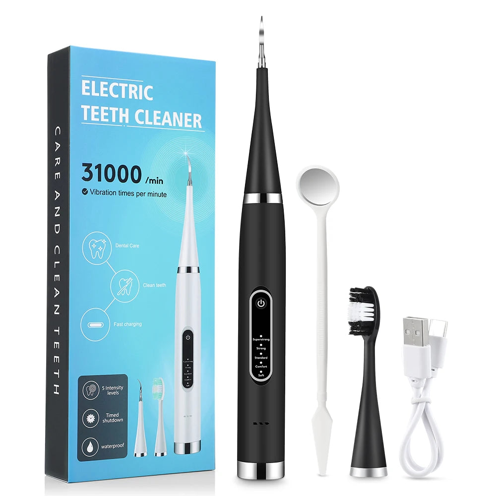 NoviaGlow Ultrasonic Tooth Cleaner – Plaque & Tartar Remover