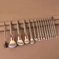NoviaGlow Professional Makeup Brush Set – 13/14/15/16 Piece Soft Fluffy Face & Eye Brushes with Kabuki & Storage Bag