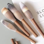 NoviaGlow European Vintage Walnut Wood Handle Makeup Brush – Ultra-Soft Powder, Blush, Contour & Foundation Brush