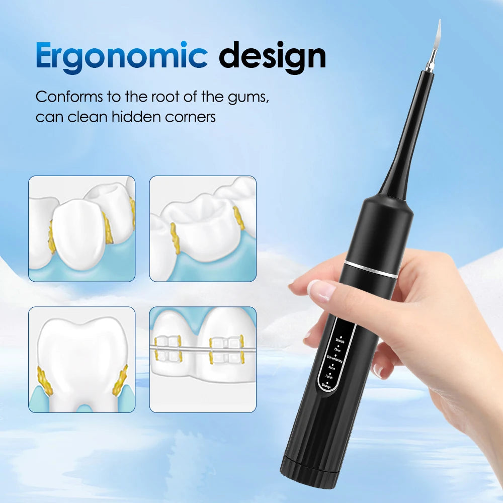 NoviaGlow Ultrasonic Tooth Cleaner – Plaque & Tartar Remover