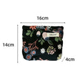 NoviaGlow Mini Cosmetic Pouch – Plant Print Storage Bag