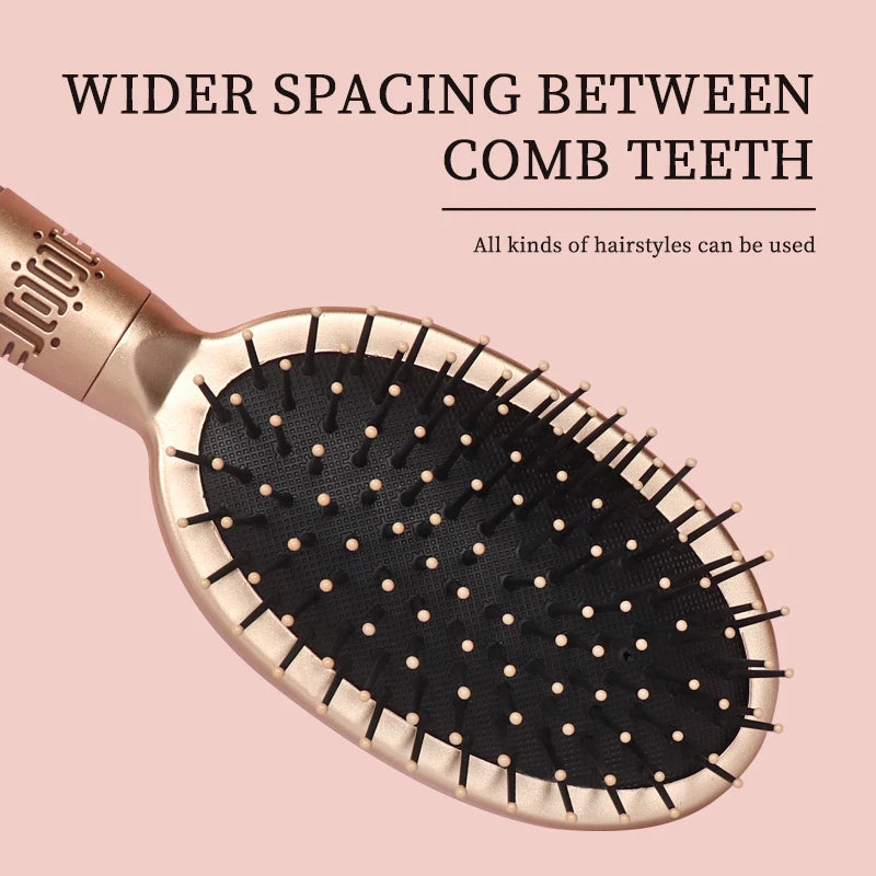 NoviaGlow Scalp Massage Hair Brush – Anti-Static Detangler