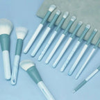 NoviaGlow 12-Piece Makeup Brush Set – Professional Face & Eye Brushes